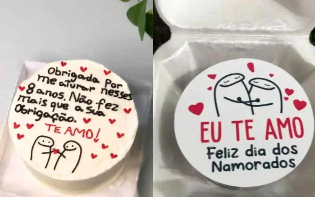 Mini-Bolo-Bento-Cake-romantico-com-Frases-de-Amor