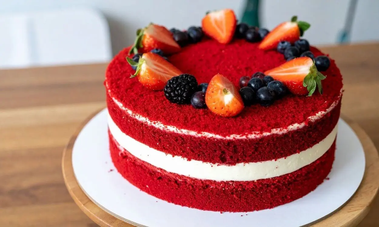 Bolo-Veludo-Vermelho-especial-para-Festas-de-Final-de-Ano