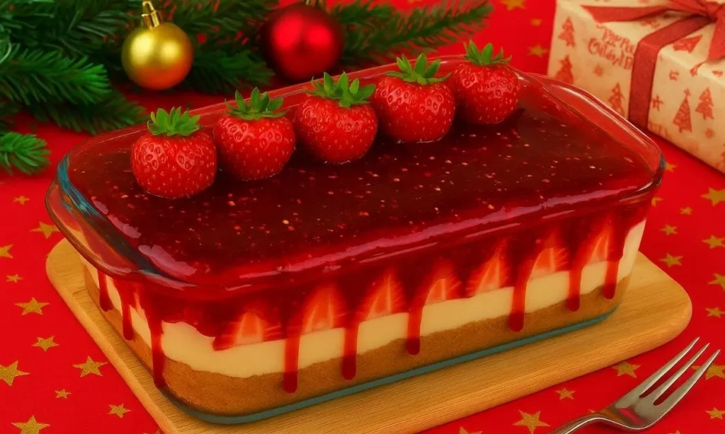 Pavê-de-morango-cremoso-calda-crocante-para-natal