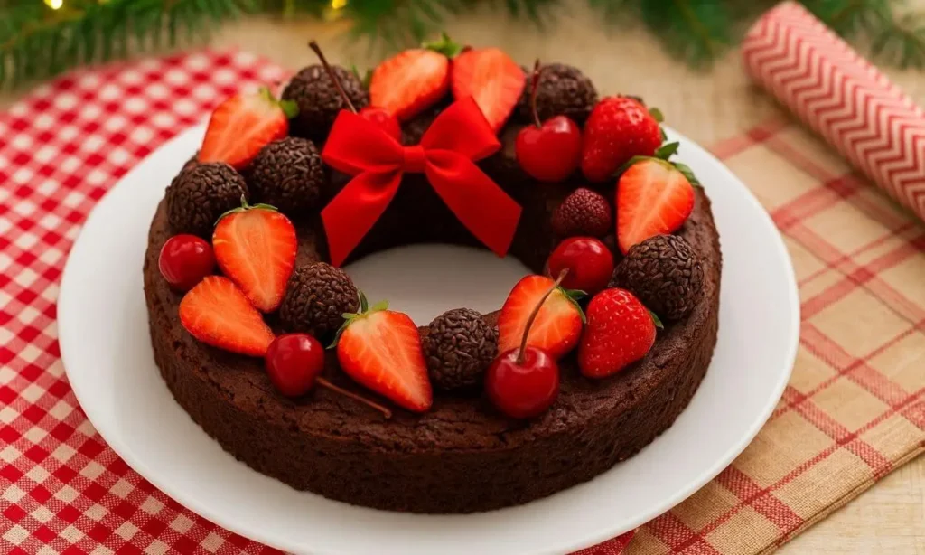 Receita-fácil-de-guirlanda-de-brownie-para-festas